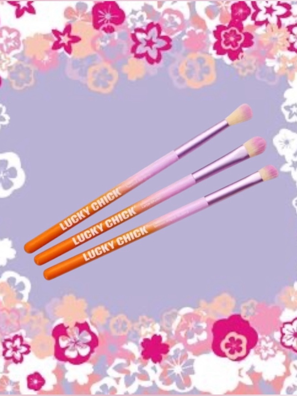 Lucky Chick Inc. Eye Love You Eyeshadow Brush Set